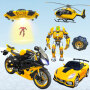 icon US Robot Bike Transform Shooting Game