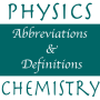 icon Physics Chemistry Abbr Defs