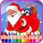 icon Christmas Coloring Book